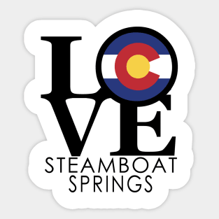 LOVE Steamboat Springs Sticker